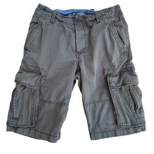H&M L.O.G.G. SIZE 29x12 100% Cotton Loose Fit Utility Cargo Shorts